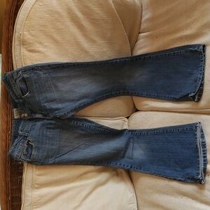 WOMENS JEANS AEROPOSTALE HAILEY FLARE SIZE 7/8 REGULAR